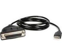 Kabel USB StarTech USB-A - IEEE 1284 (LPT) 1.8 m Czarny (ICUSB1284D25) (ICUSB1284D25)