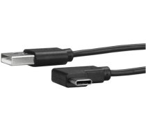 Kabel USB StarTech USB-A - USB-C 1 m Czarny (USB2AC1MR) (USB2AC1MR)