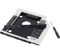 Kieszeń Aptel CD/DVD 9.5mm na dodatkowy dysk 2.5" SATA III (AK184B) (1751-uniw)