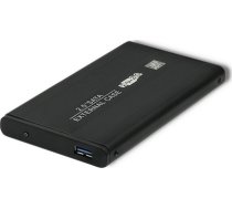 Kieszeń Qoltec Qoltec Obudowa/kieszeń aluminiowa do dysków HDD/SSD 2.5 SATA3 | USB 2.0| Czarny (1_807345)