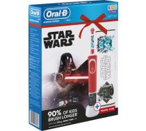 Szczoteczka Oral-B Vitality Kids D100 Star Wars + Case Czerwona (D100.413.2K/STAR)