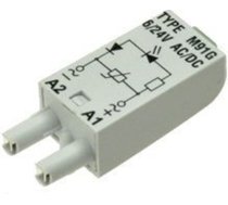 Relpol Moduł sygnalizacyjny LV dioda LED zielony + warystor V 6-24 V AC/DC M91G szary (854856) (854856)