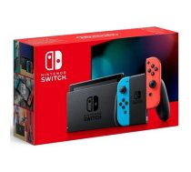 Nintendo Switch with Neon Red and Blue Joy-Con - Updated Version (KABAA/2)