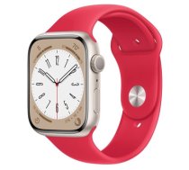 Apple Watch 8 GPS 45mm Sport Band (PRODUCT)RED (MNP43EL/A) (MNP43EL/A)