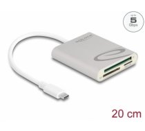 Delock Card Reader USB Type-C™ for Compact Flash, SD or Micro SD memory cards (91005)