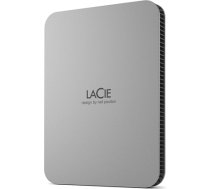 LaCie Mobile Drive           2TB Moon Silver USB 3.2 Type C (STLP2000400)