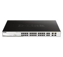 D-Link DGS-1210-28MP/E network switch Managed L2 Gigabit Ethernet (10/100/1000) Power over Ethernet (PoE) 1U Black, Grey (DGS-1210-28MP/E)