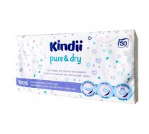 Salvetes Kindii Pure 100% kokvilnas 50gab. (MAN#162264)