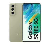 Samsung Galaxy S21 FE 5G SM-G990BLGFEUE smartphone 16.3 cm (6.4") Dual SIM Android 11 USB Type-C 6 GB 128 GB 4500 mAh Olive (SM-G990BLGFEUE)