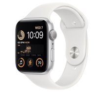 Smartwatch Apple Watch SE 2022 GPS 44mm Silver Alu Sport Biały  (MNK23WB/A) (MNK23WB/A)