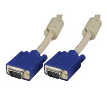 Deltaco RGB HD15 VGA cable 10 m VGA (D-Sub) Blue (RGB-8C)