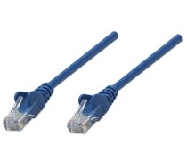 Intellinet Network Patch Cable, Cat6, 0.5m, Blue, CCA, U/UTP, PVC, RJ45, Gold Plated Contacts, Snagless, Booted, Lifetime Warranty, Polybag (342568)