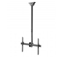 Manhattan TV & Monitor Mount, Ceiling, 1 screen, Screen Sizes: 37-75", Height: 106-156 cm, Black, VESA 200x200 to 600x400mm, Max 50kg, LFD, Lifetime Warranty (462204)