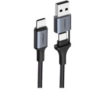 Orsen S8 2-IN-1 USB and Type-C 5A 1.5m black (54572#T-MLX52629)