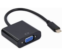 Adapteris USB Type-C Male - VGA Female 15 cm Black (A-CM-VGAF-01)