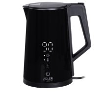 Adler | Kettle | AD 1345b | Electric | 2200 W | 1.7 L | Stainless steel | 360° rotational base | Black (AD 1345 black)