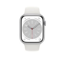 Apple Watch 8 GPS 45mm Sport Band, silver/white (MP6N3EL/A) (MP6N3EL/A)