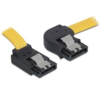 Delock Cable SATA 30cm rightup  metal yellow (82523)