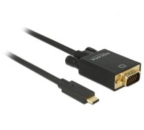 Delock Cable USB Type-C™ male > VGA male (DP Alt Mode) Full HD 1080p 3 m black (85263)