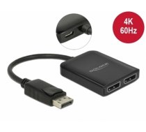 Delock DisplayPort 1.4 Splitter 1 x DisplayPort to 2 x DisplayPort MST (87768)