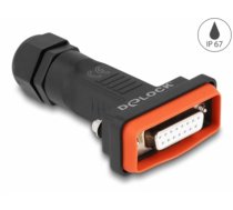 Delock D-Sub 15 pin female with housing IP67 waterproof (87807)