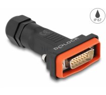 Delock D-Sub 15 pin male with housing IP67 waterproof (87806)