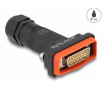 Delock D-Sub HD 26 pin male with housing IP67 waterproof (87808)