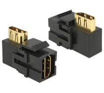 Delock Keystone Module HDMI female  HDMI female 90 angled black (86358)