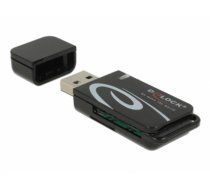 Delock Mini USB 2.0 Card Reader with SD and Micro SD Slot (91602)