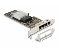 Delock PCI Express x4 Card to 4 x RJ45 Gigabit LAN i350 (88606)