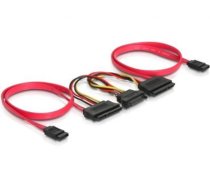 Delock SATA All-in-One cable for 2x HDD (84356)