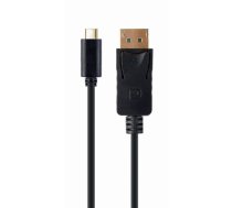 Kabelis Gembird USB Type-C Male - DIsplayPort Male 4K@60Hz 2m Black (A-CM-DPM-01)