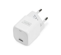 Ładowarka sieciowa mini zasilacz 1x USB-C PD 3.0 20W Biała (DA-10060)