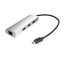 Lindy USB 3.1 Hub & Gigabit Ethernet Adapter (LIN43177)