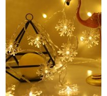 RoGer LED Lights String of Snowflakes100 LED Warm-White 10m (RO-SNSL-LED-10M)