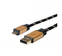 ROLINE GOLD USB 2.0 Cable, USB Type A M - Micro USB B M 1.8 m (11.02.8826)