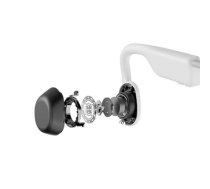 SHOKZ OpenMove Headphones Wireless Ear-hook Calls/Music USB Type-C Bluetooth White (S661WT)