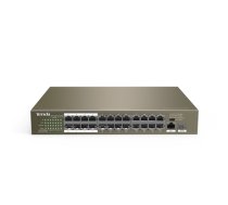 Tenda TEF1126P-24-250W network switch Unmanaged Fast Ethernet (10/100) Power over Ethernet (PoE) Grey (A03934606C7B0184B9DF75D0D2829834E1E15DEA)