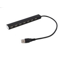 USB Centrmezgls Gembird USB 2.0 7-port Black (UHB-U2P7-04)
