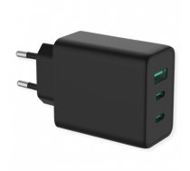 VALUE USB Wall Charger, 3-Port, (2x C+ 1x A), 65W, GaN (19.99.1096)