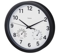 Hama Pure Plus Quartz clock Circle Black (186342)