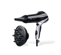 Braun HD730 hair dryer 2200 W Black, Silver (BRHD730E)