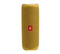 Kolonėlė JBL Flip 5, 20W, mikrofonas, atspari drėgmei, geltona (JBLFLIP5YEL)
