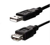 Kabel USB Logo USB-A - USB-A 3 m Czarny (MBC#1233483)