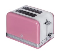 Toaster Swan RETRO ST19010PN (810 W; pink color) (ST19010PN)