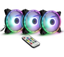 Wentylator Argus RS-07 RGB 3-pack + Hub (88885537) (88885537)