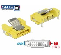 Delock Connector SATA 6 Gb/s receptacle 8 pin power (89887)