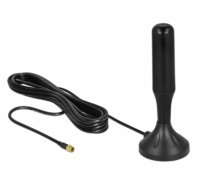 Delock LTE Antenna SMA plug 3 - 5 dBi 12.4 cm fixed omnidirectional with magnetic base and connection cable RG-174 A/U 3 m outdo (12587)