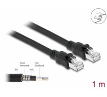 Delock Network cable RJ45 Cat.6A F/UTP with inner metal sheath 1 m (80113)