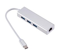 RoGerAD15642 USB-C Hub - Splitter 3 x USB 3.0 / RJ45 (AD15642)